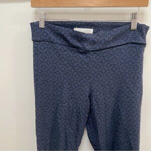 Margaret M blue and black texture pant legging jeggings